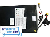 MERCANE 48V 20Ah lithium-ion battery for G2 Max electric scooters, compatible with Veloz, Kugoo, and Kukirin G2 series, featuring a black rectangular design with dimensions of 360x140x64 mm."